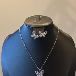 SILVER BUTTERFLY SET