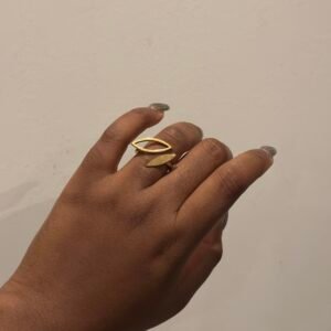 GOLD DISCONNECTED RING