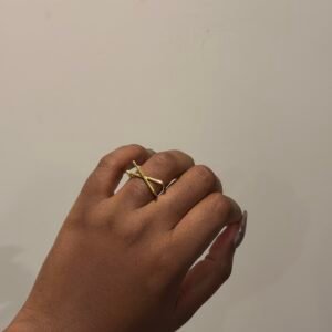 GOLD X- RING