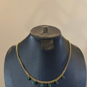 GREEN STATION  NECKLACE